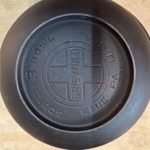 Griswold Cast Iron Bowl
